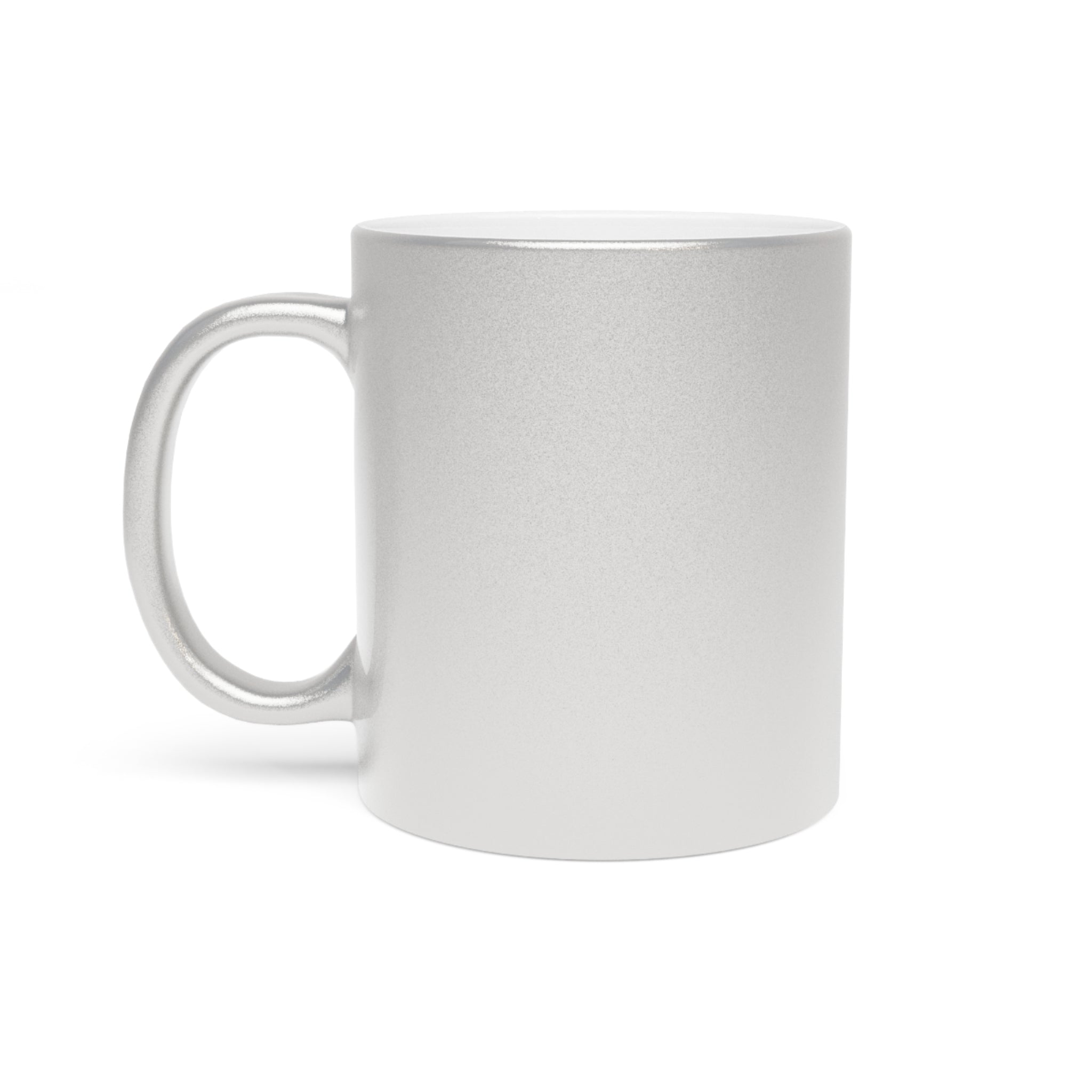 Taza Metálica “Clase, Gracia y Poder” Acabado Plata, Regalo de Lujo para Mujer