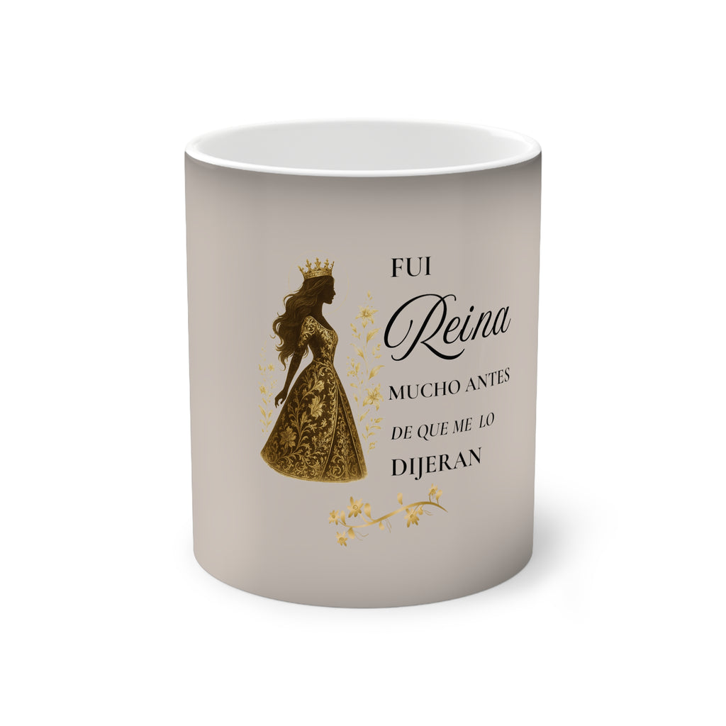Taza mágica que cambia de color.